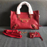 Elegant Premium PU Leather Handbag - Statement Silhouette | Women's Premium Handbag #973 - front view (image 1) of designer-inspired handbag