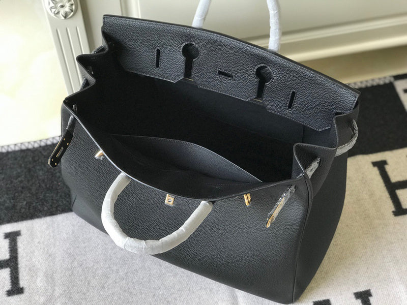 Close-up detail of structured bag design