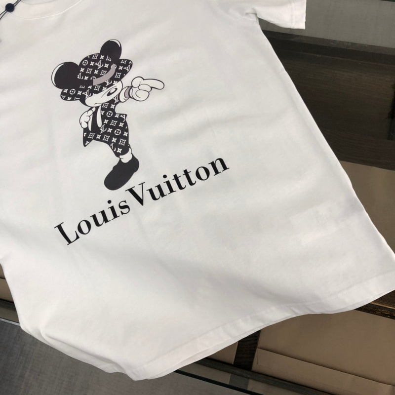 Back view of Louis Vuitton cotton t-shirt with streetwear-inspired cut