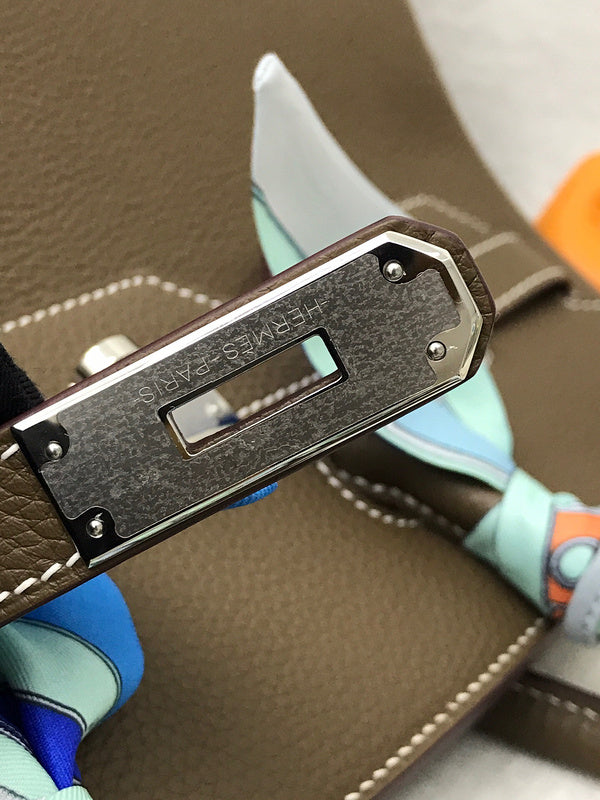 Close-up detail of refined bag design