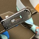 Close-up detail of refined bag design