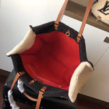 Close-up detail of classic sleek women's handbag – women's everyday handbag
