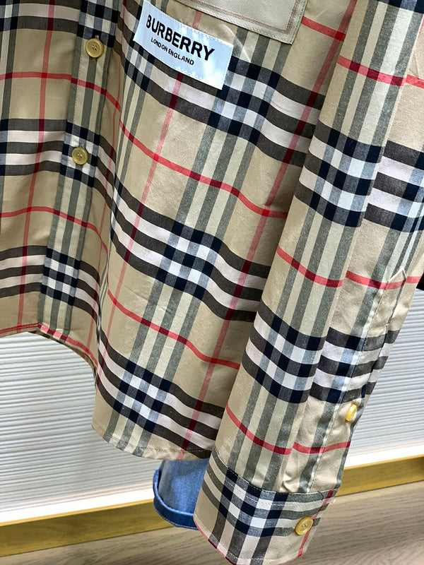 Burberry luxury designer clothing detail shot