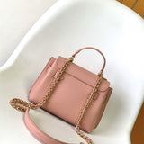  crossbody bag close-up of hardware and finish