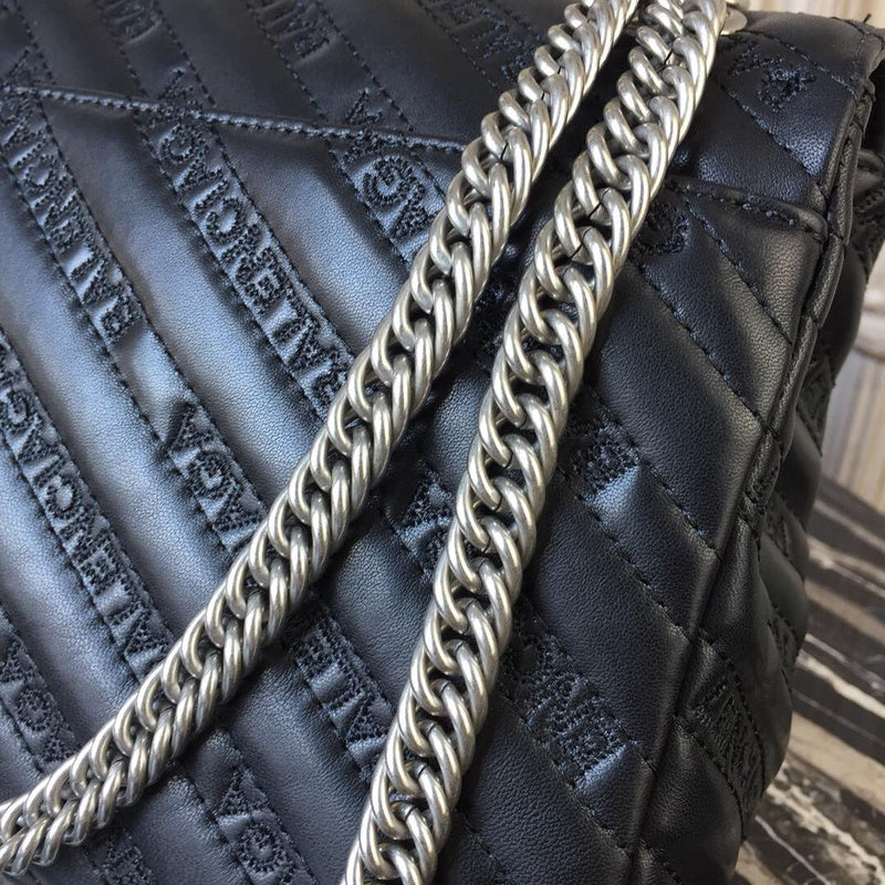 Sophisticated Faux Leather Handbag - Statement Silhouette | Women's Everyday Carry Handbag #841 - interior view (image 6) of designer-inspired handbag