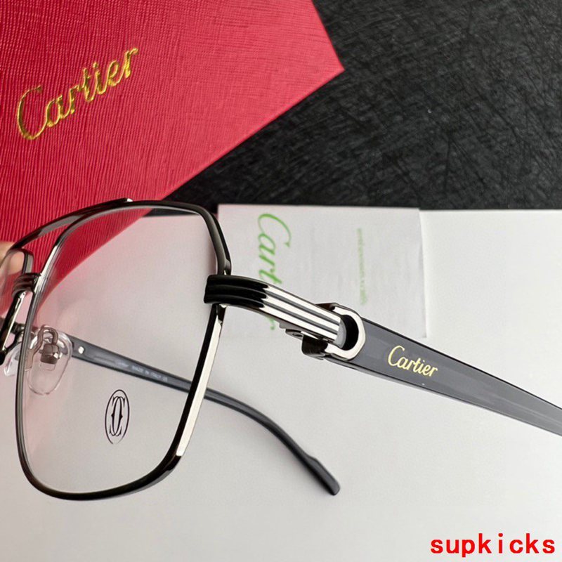 Angled view of Cartier unisex sunglasses