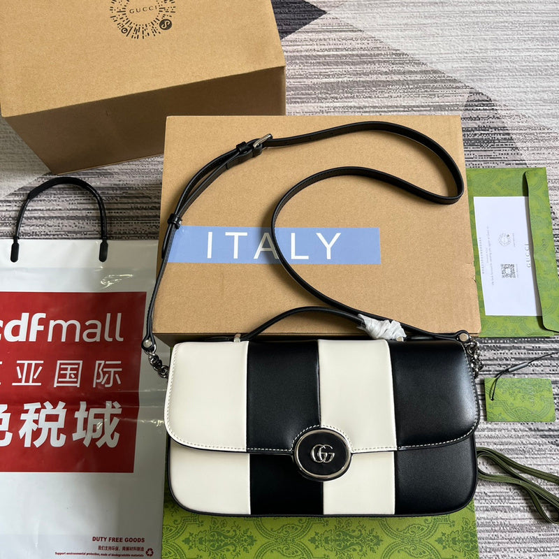 Front view of refined statement women's handbag – women's premium purse