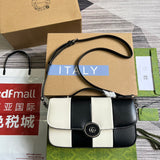 Front view of refined statement women's handbag – women's premium purse