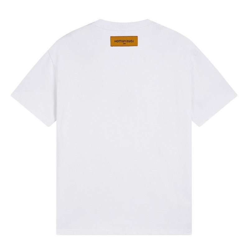 Flat lay presentation of Louis Vuitton cotton t-shirt with everyday silhouette