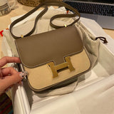 Close-up detail of clean-lined bag design
