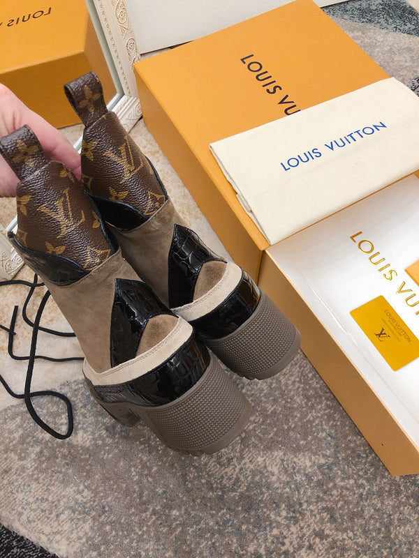 Louis Vuitton luxury shoes close-up — premium authentic designer style