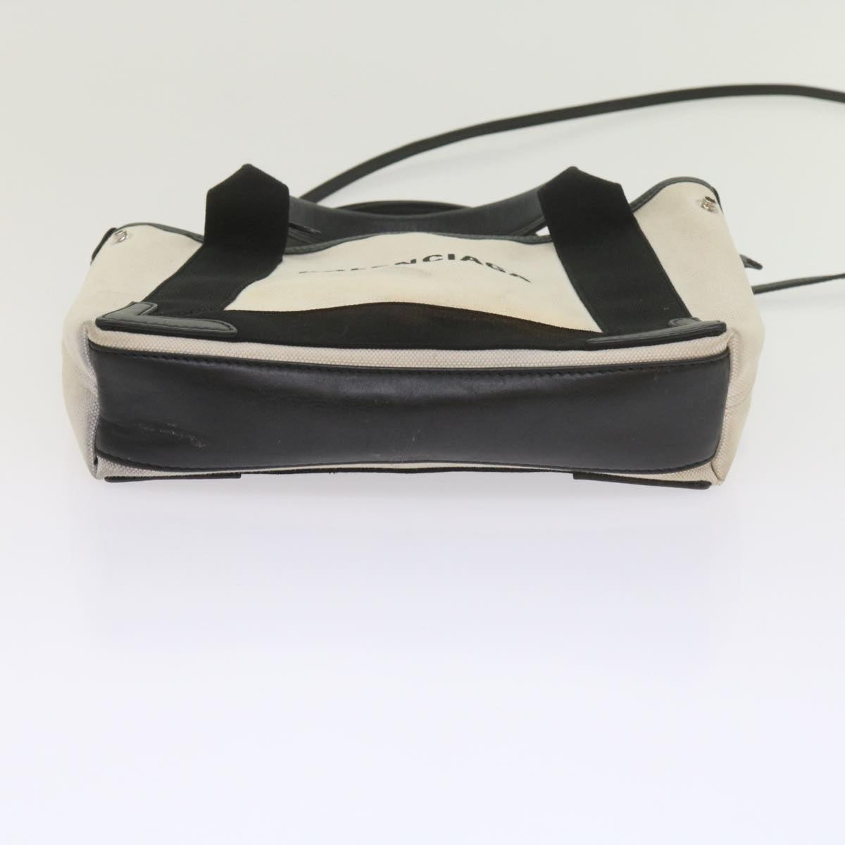 Balenciaga Hand Bag Canvas Black White 390346 | Designer Luxury Handbag