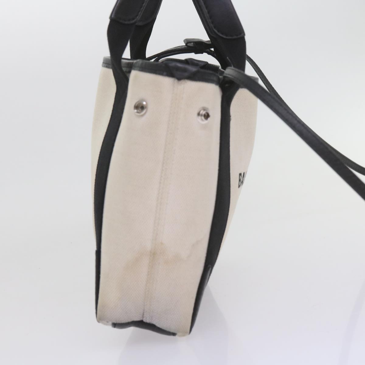 Balenciaga Hand Bag Canvas Black White 390346 | Designer Luxury Handbag