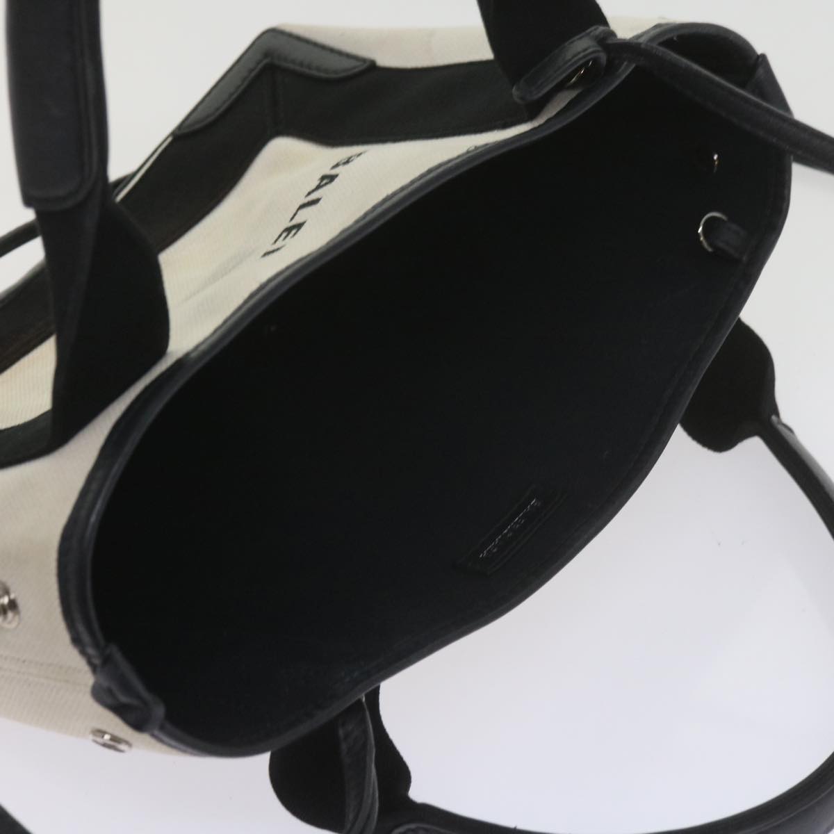 Balenciaga Hand Bag Canvas Black White 390346 | Designer Luxury Handbag