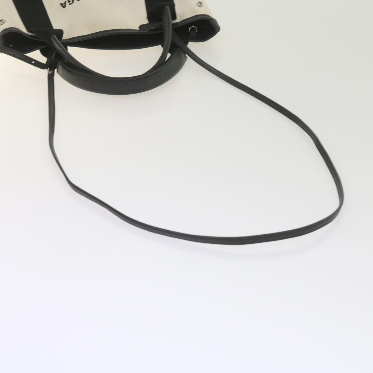 Balenciaga Hand Bag Canvas Black White 390346 | Designer Luxury Handbag
