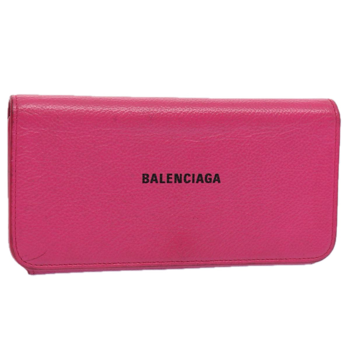 Balenciaga Long Wallet Leather Pink 594289 | Luxury Leather Wallet