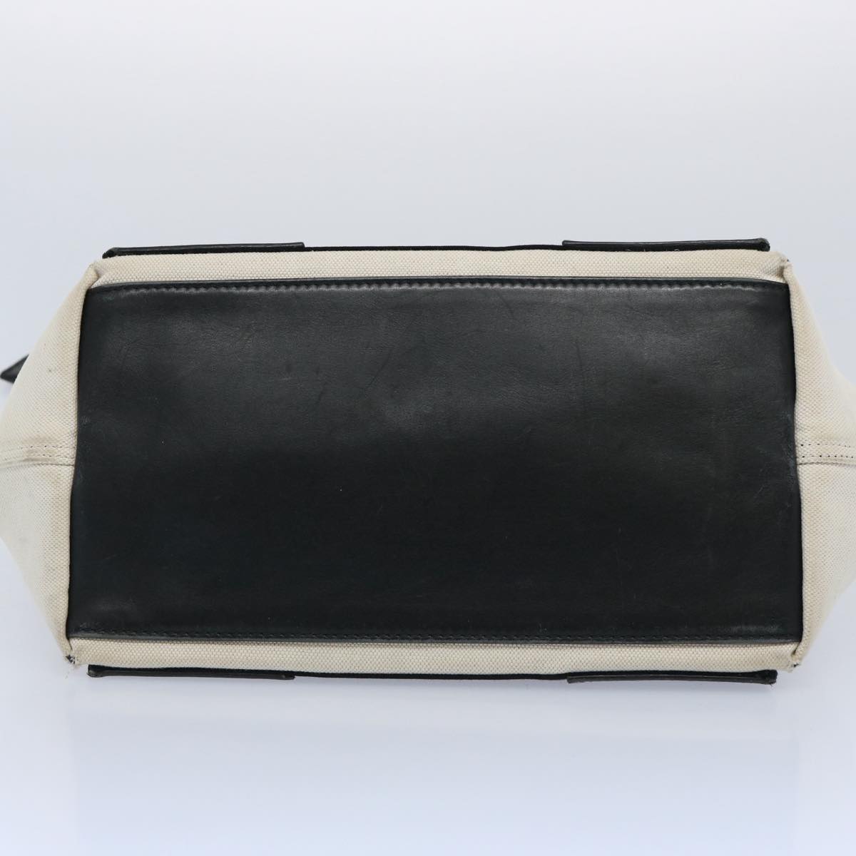 Balenciaga Tote Bag Canvas White Black 339933 — Premium Leather Tote