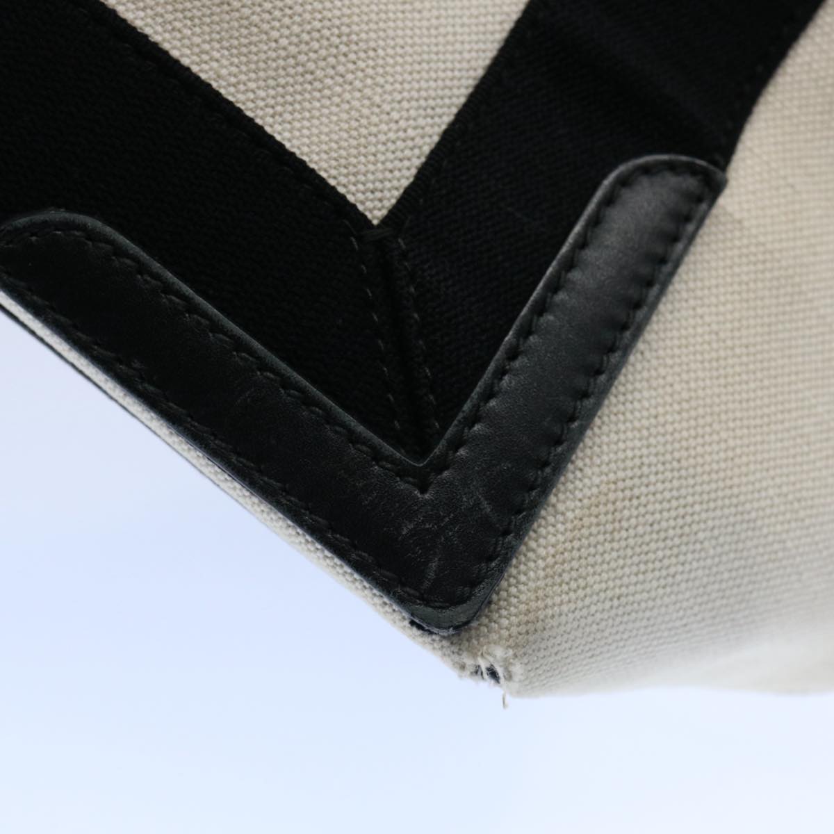 Balenciaga Tote Bag Canvas White Black 339933 — Premium Leather Tote