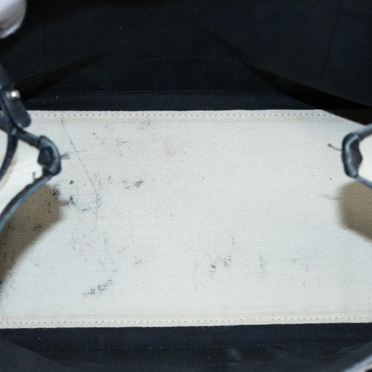 Balenciaga Tote Bag Canvas White Black 339933 — Premium Leather Tote