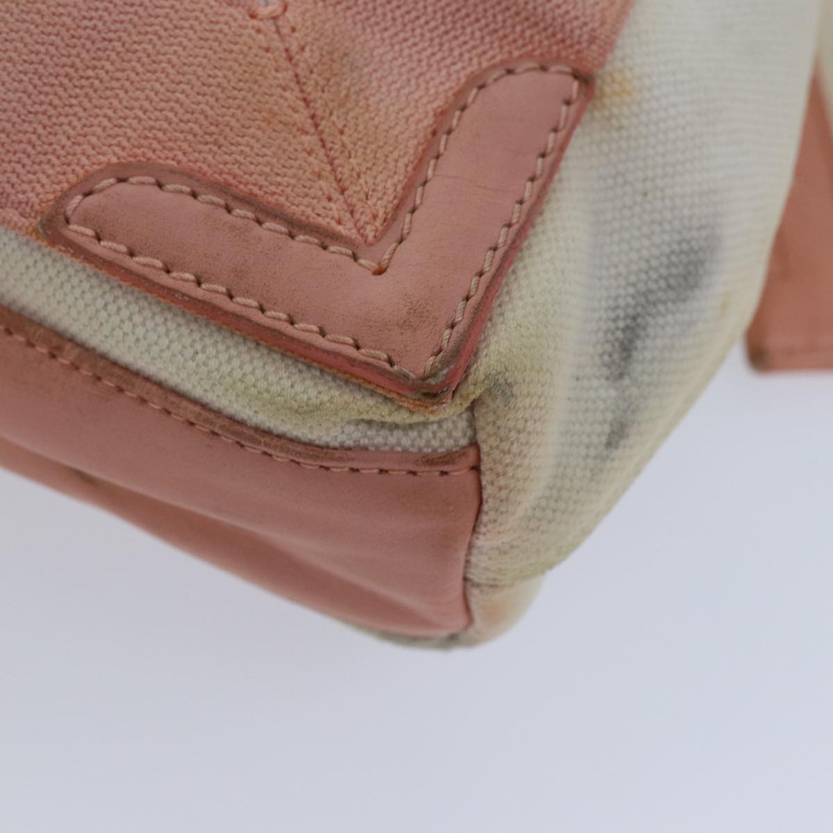 Balenciaga Navy Cabas XS Hand Bag Canvas Pink | Luxury Canvas Tote Bag