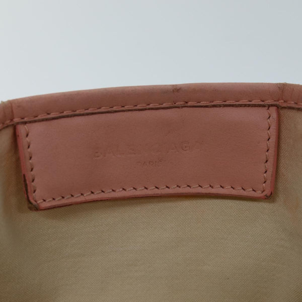 Balenciaga Navy Cabas XS Hand Bag Canvas Pink | Luxury Canvas Tote Bag