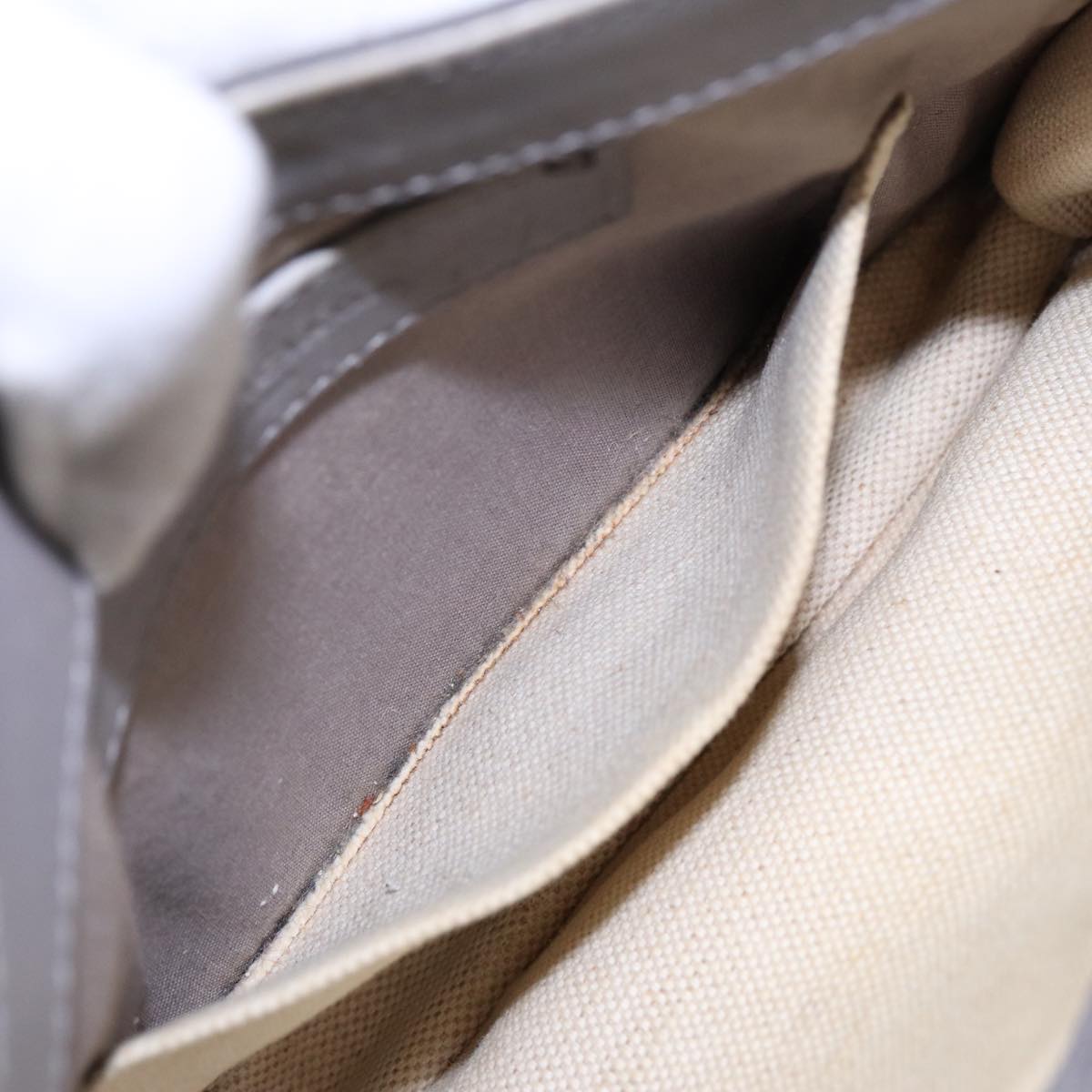Balenciaga Shoulder Bag Canvas Gray Beige Silver 390641 — Designer Shoulder Bag