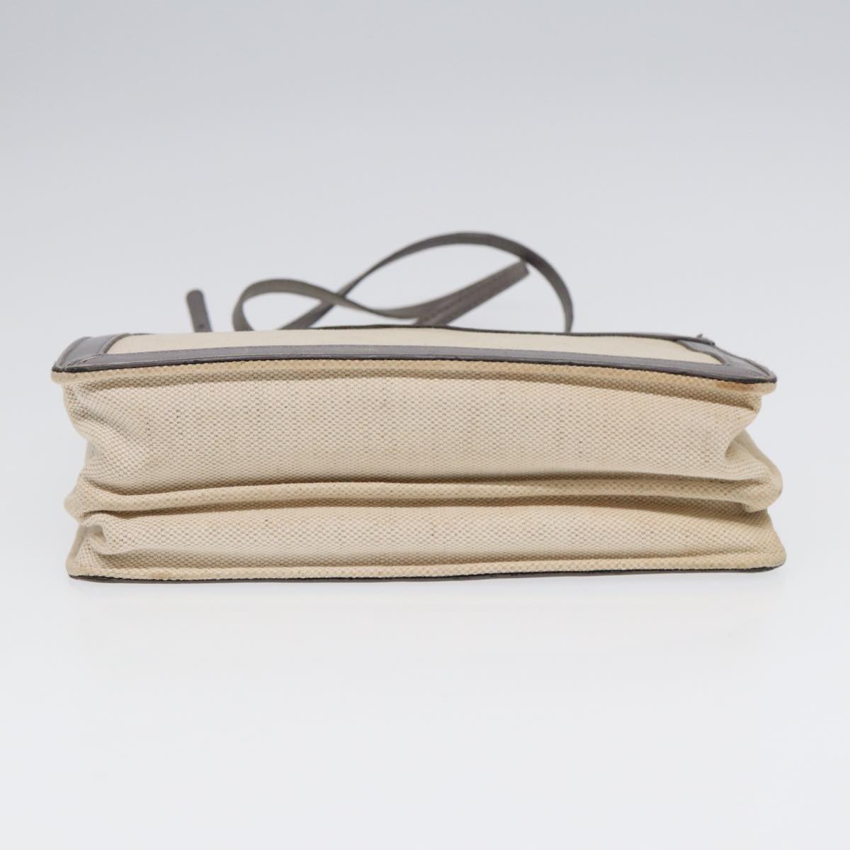 Balenciaga Shoulder Bag Canvas Gray Beige Silver 390641 — Designer Shoulder Bag