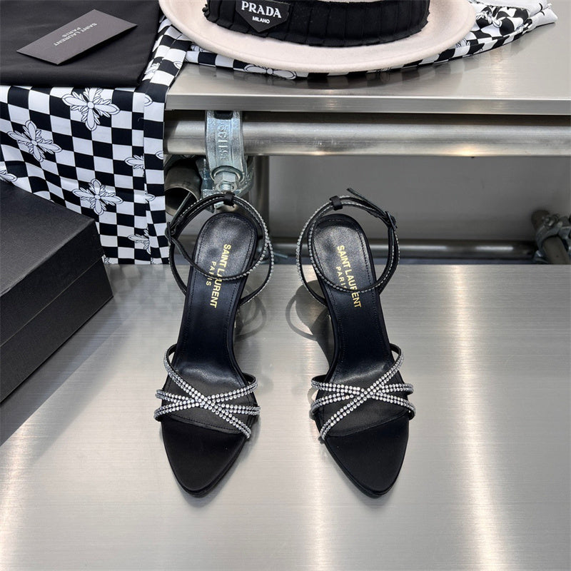 Saint Laurent luxury shoes detail shot
