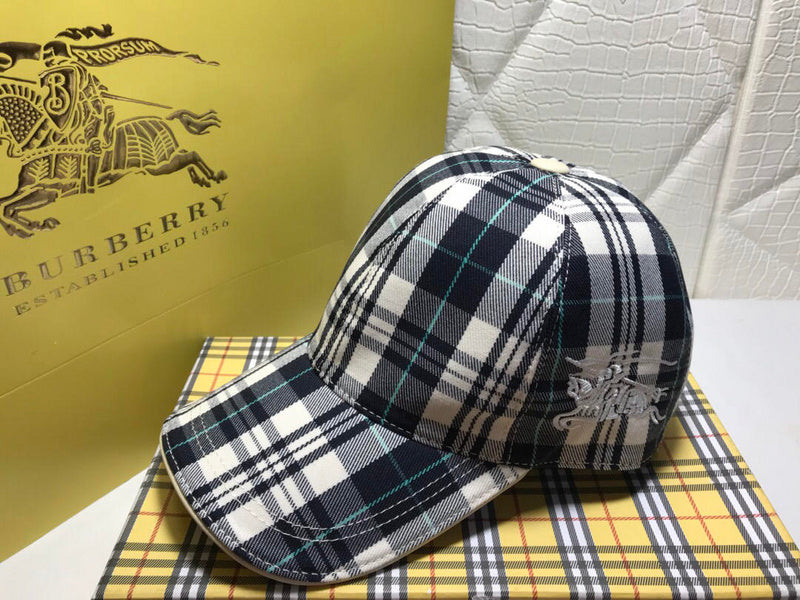 Side view of Burberry unisex cap
