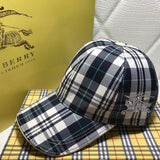 Side view of Burberry unisex cap
