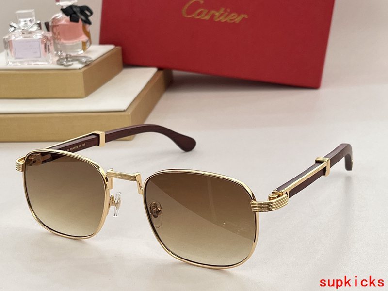 Full view of Cartier unisex sunglasses