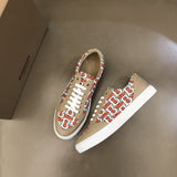 Burberry Camel Slip-On Sneakers - Toe Detail View