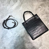 Zivas Charm Modern Minimalist Look Statement Handbag (Contemporary Shape Language) – Close-Up Detail 7