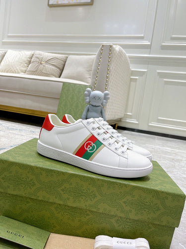Gucci neutral cream luxury sneakers view 11 streetwear statement look