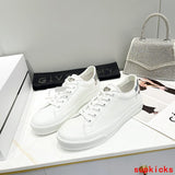 Givenchy Black Low-Top Sneakers - Close-Up Texture View