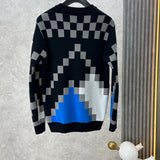 Side profile of Louis Vuitton luxury clothing with logo-detail design