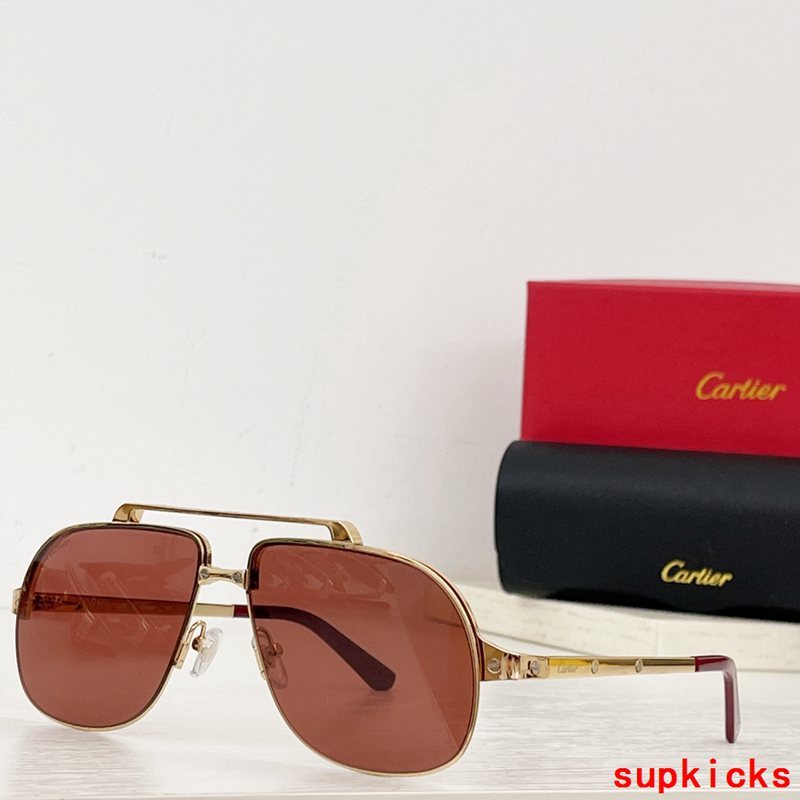 Front view of Cartier unisex sunglasses