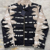 Back view of Louis Vuitton luxury clothing with label-forward styling