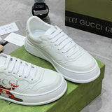 Gucci sneakers detailed view showing premium designer craftsmanship