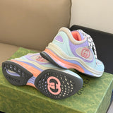 Gucci crisp white luxury sneakers view 8 heritage-inspired look