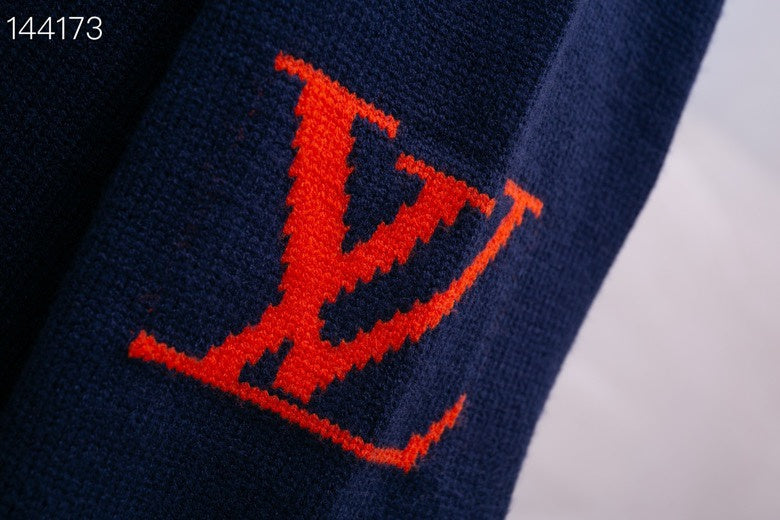 Front view of Louis Vuitton luxury clothing with streetwear-inspired cut