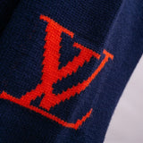 Front view of Louis Vuitton luxury clothing with streetwear-inspired cut
