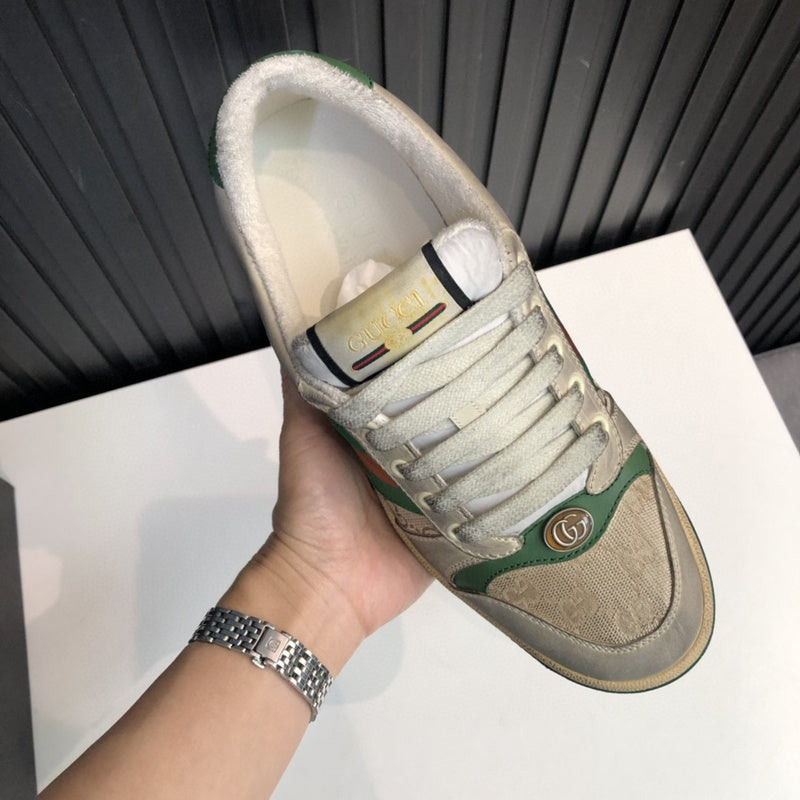 Gucci clean off-white luxury sneakers view 8 premium leather build