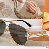 Side view of Louis Vuitton unisex sunglasses
