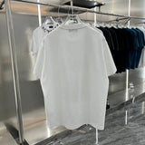 Back view of Louis Vuitton cotton t-shirt with monogram-inspired silhouette