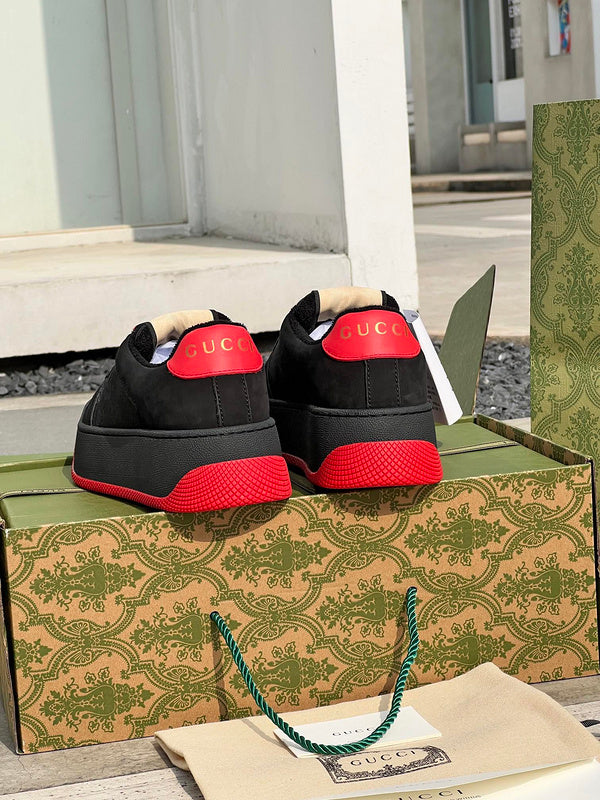 Gucci neutral cream luxury sneakers view 8 sleek tonal finish