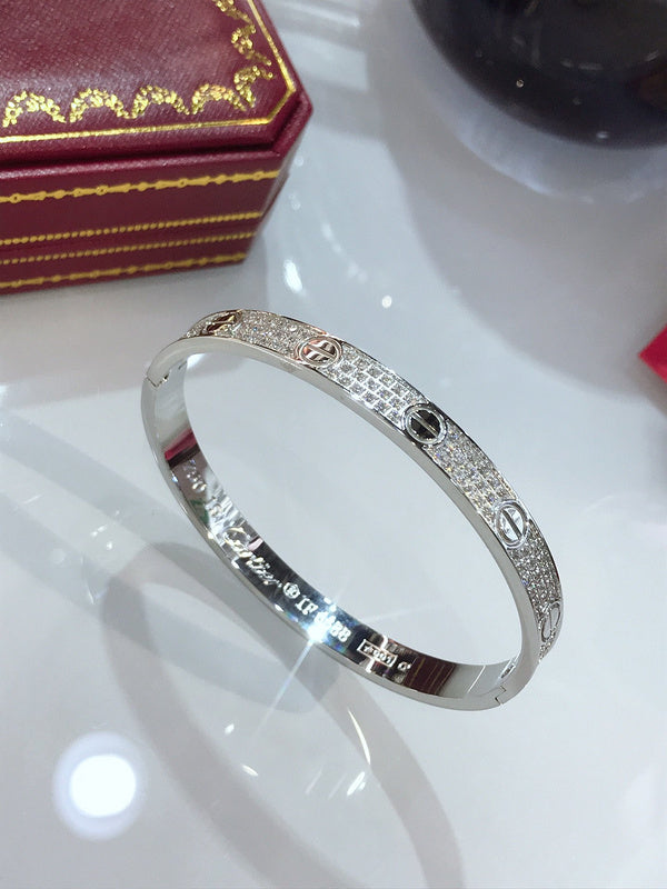 Front view of Cartier unisex jewelry piece