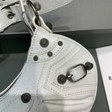 Modern Faux Leather Handbag - Signature Hardware Accents | Women's Fashion Handbag #387 - interior view (image 6) of designer-inspired handbag