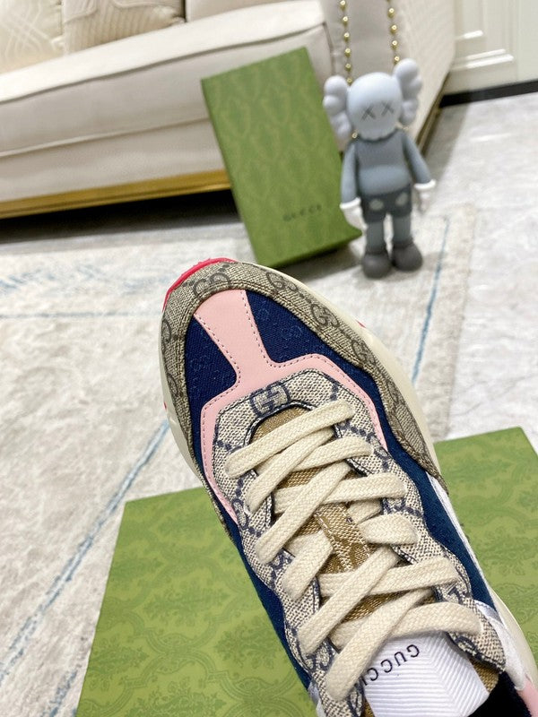 Gucci crisp white luxury sneakers view 4 everyday casual design