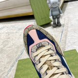 Gucci crisp white luxury sneakers view 4 everyday casual design